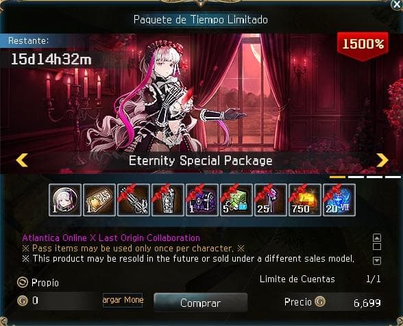 Eternity Special Package — $67
