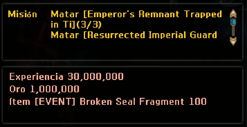 Misión 2/4 — Emperor's Remnant + Imperial Guard