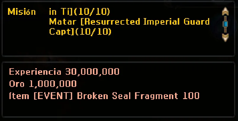 Misión 3/4 — Emperor's Remnant + Imperial Guard Capt (10/10)