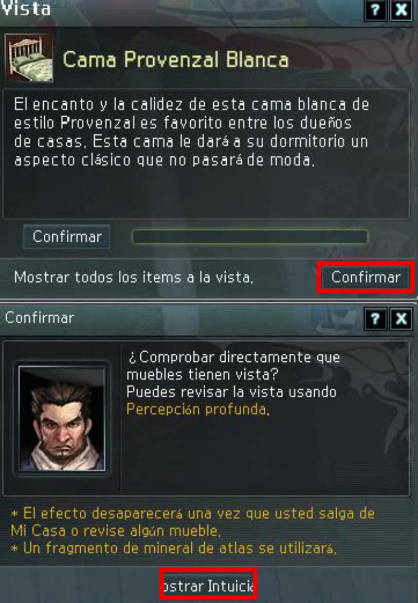 Mostrar todos los ítems a la vista — confirmación